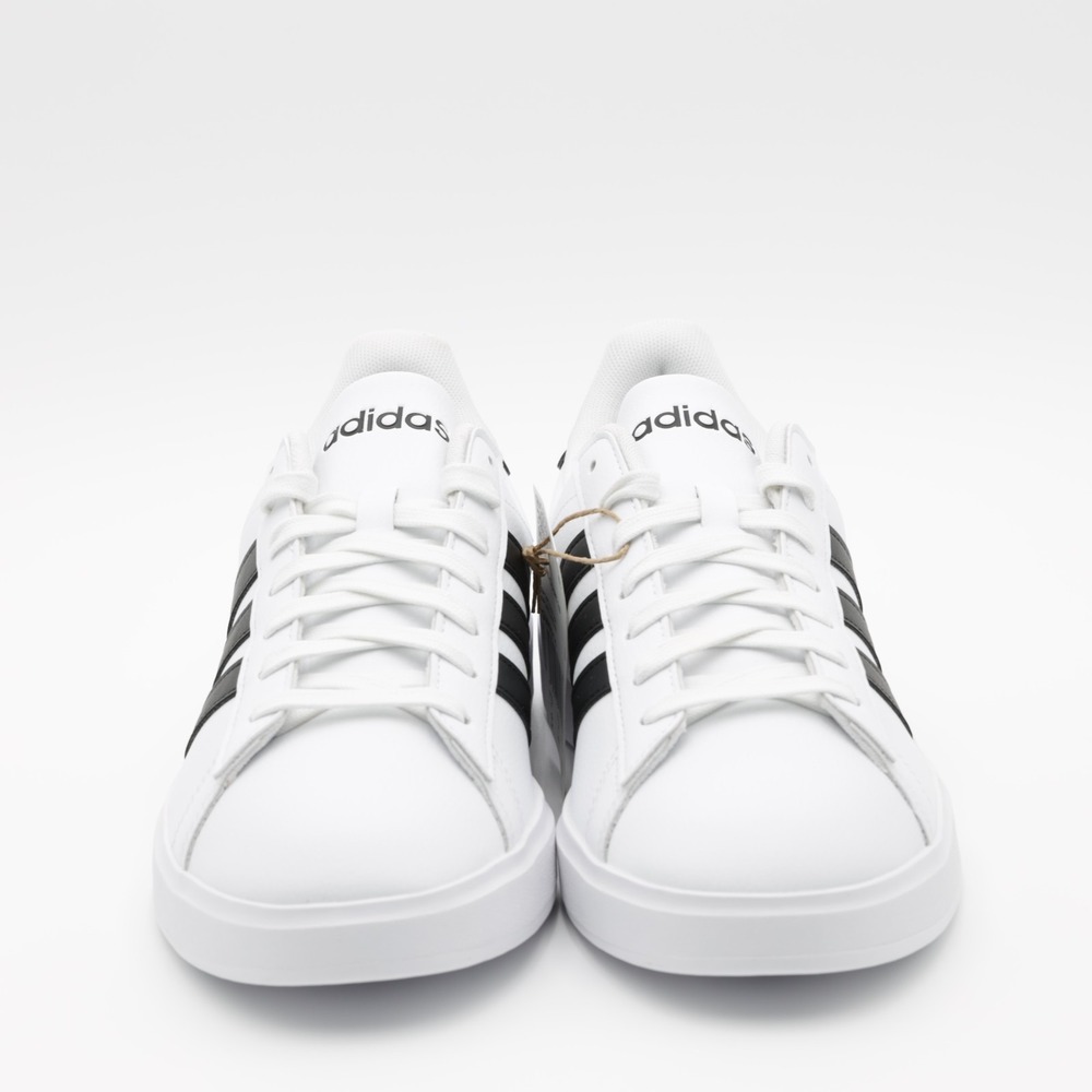 Adidas Women's Comfort Cushioned Grand Court 2.0 Shoes White/Black Size 9 - Picture 7 of 10